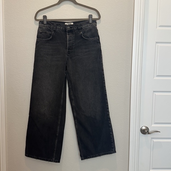 Free People Wide Leg Jeans - Picture 2 of 7